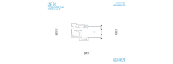 A floor plan for a studio apartment at 180 Water Street in New York.