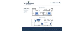A floor plan for a property called Stoneridge by the Lake.