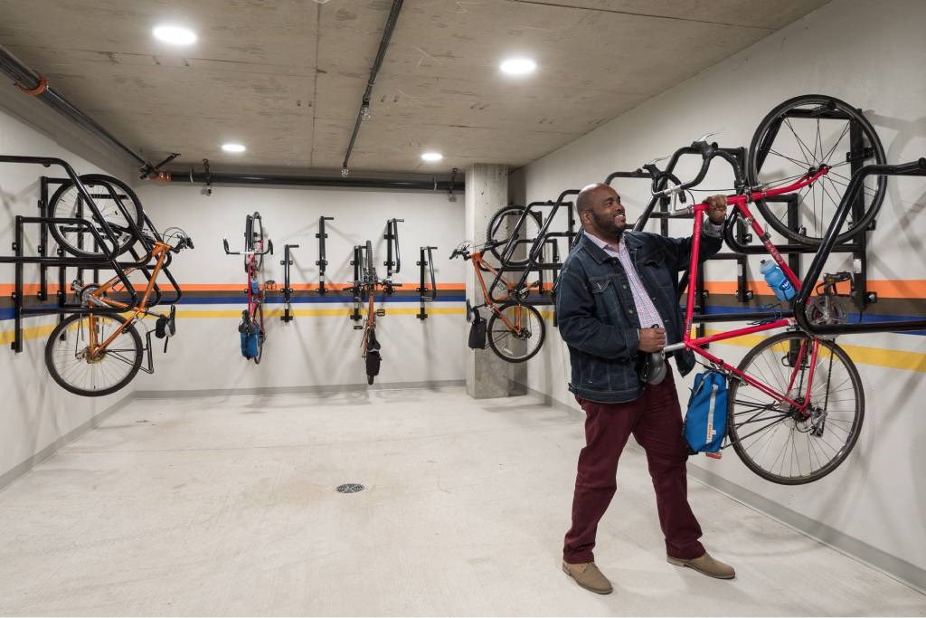 Bike Storage at Metro Line Flats, Seattle, WA