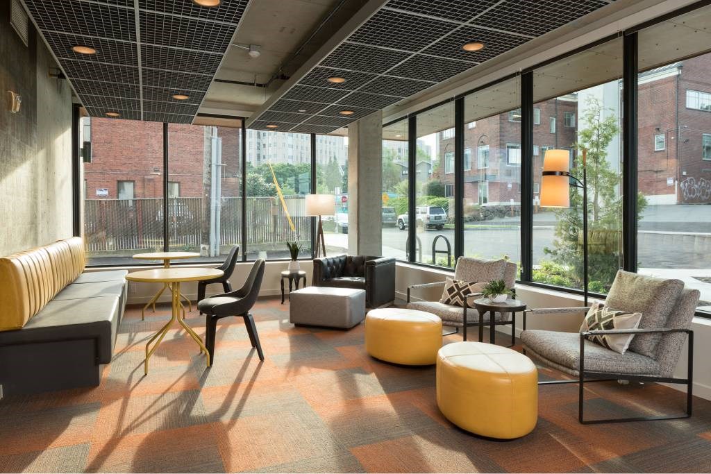 Community Room at Metro Line Flats, Washington, 98122