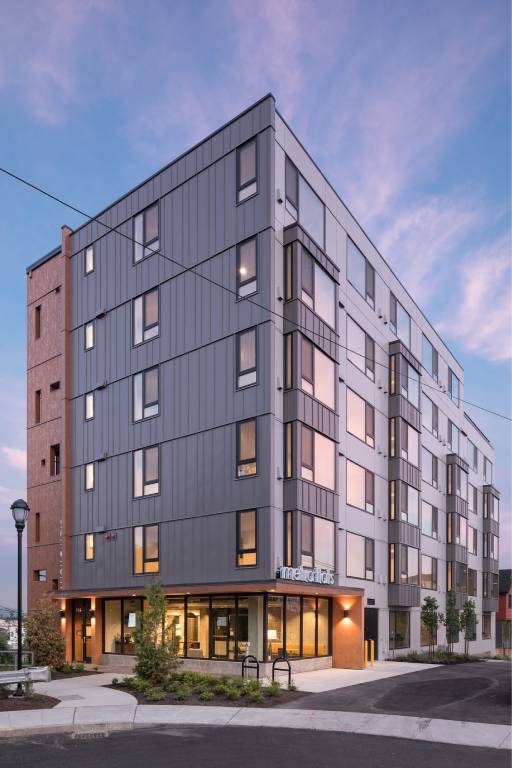 Building Exterior View at Metro Line Flats, Seattle