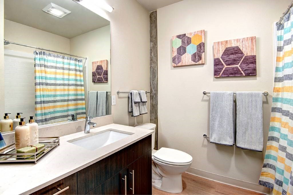 Luxurious Bathroom at Metro Line Flats, Seattle, WA, 98122