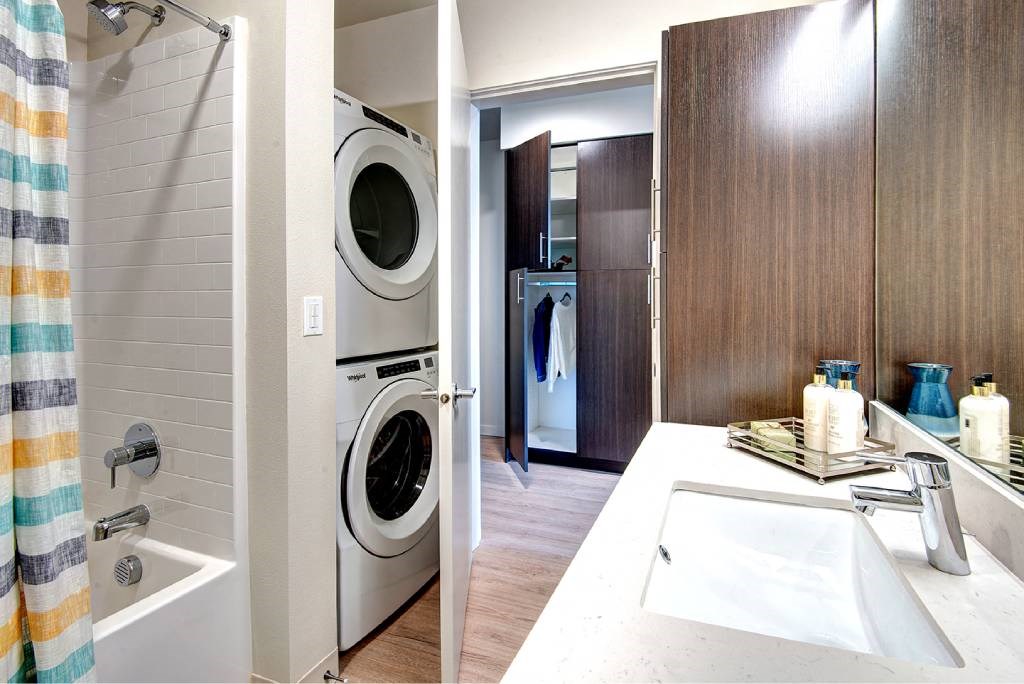 Modern Bathroom at Metro Line Flats, Seattle, WA