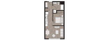 OB Floor Plan at Riverfront Everett, Washington, 98201