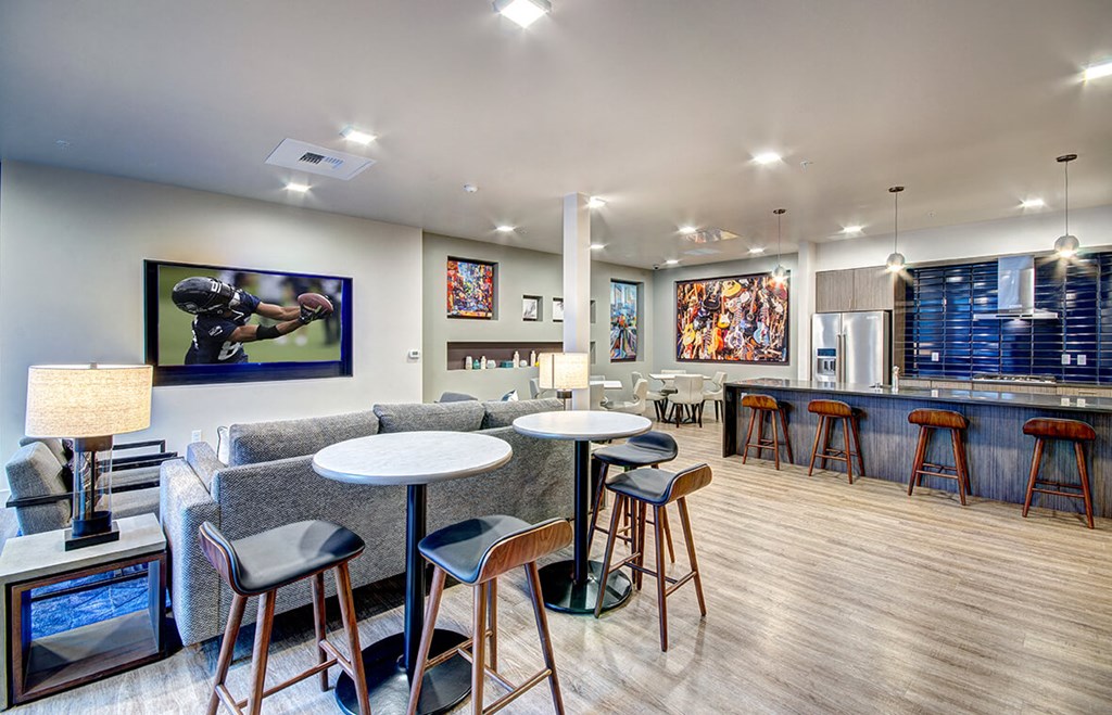 Sports Lounge With Kitchen at Upton Flats, Seattle, WA, 98126