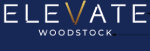 The image shows a logo with the text "ELEVATE WOODSTOCK".