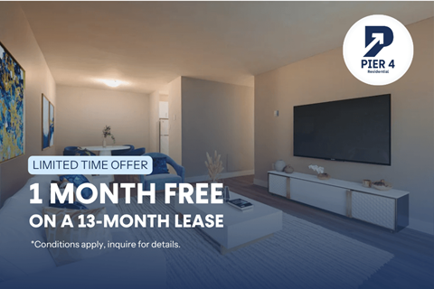 A living room with a television and a flat screen monitor on the wall.