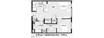 One Bedroom One Bath 60%