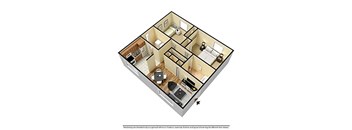 Two Bedroom One & a Half Bath