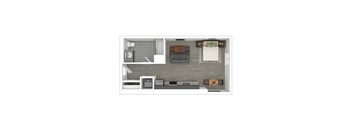 S6 Floor Plan at Catalina West Adams, Los Angeles, 90016