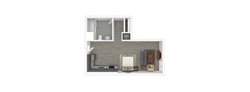 S9 Floor Plan at Catalina West Adams, Los Angeles, CA
