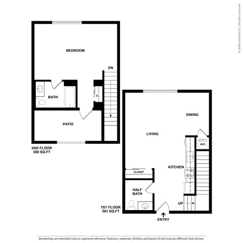 A4 Floor Plan at 5263 W Adams, Los Angeles, CA