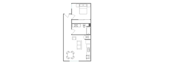 A3 Floor Plan at 5135 W Adams, California, 90016