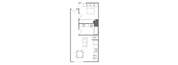A5 Floor Plan at 5135 W Adams, Los Angeles, CA
