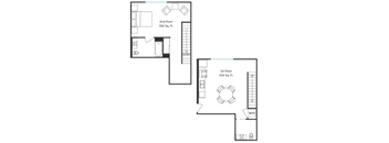 A1 Floor Plan at 5263 W Adams, Los Angeles, 90016