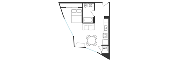 S3 Floor Plan at 5263 W Adams, California, 90016