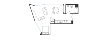 S7 Floor Plan at 5263 W Adams, Los Angeles, CA 90016
