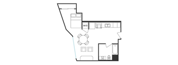 S2 Floor Plan at 5263 W Adams, California