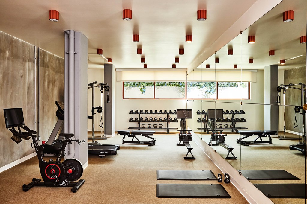 Gym at Alsace Living, Los Angeles