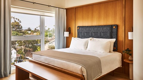 Comfortable Bedroom at Alsace Living, Los Angeles, CA