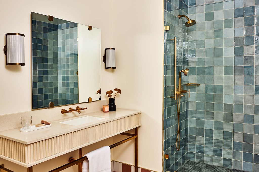 Bathroom at Alsace Living, California, 90016