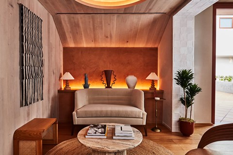 Lounge Area at Alsace Living, Los Angeles, 90016
