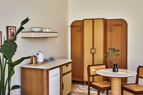 Dining Area at Alsace Living, Los Angeles, CA