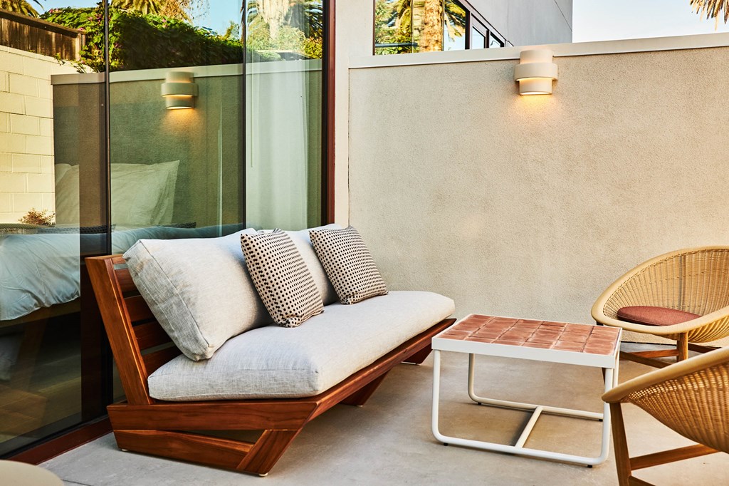 Balcony And Patio at Alsace Living, California, 90016