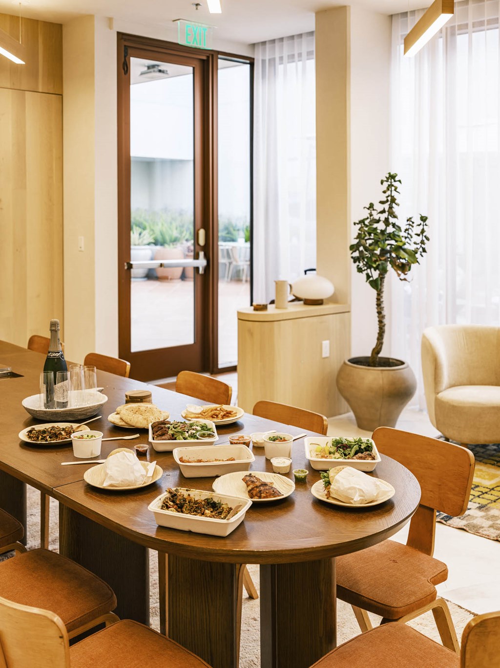 Dining Area at Alsace Living, Los Angeles, CA