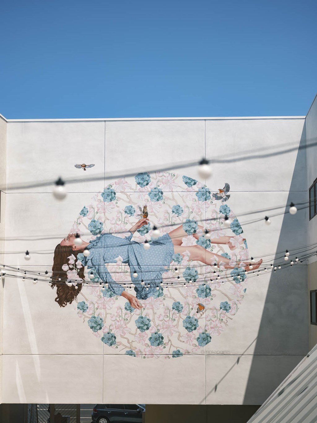 Mural at Alsace Living, California