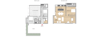 A Floor Plan at The Geffen, California