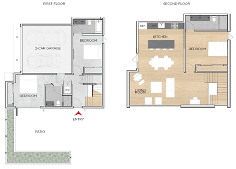 A Floor Plan at The Geffen, California