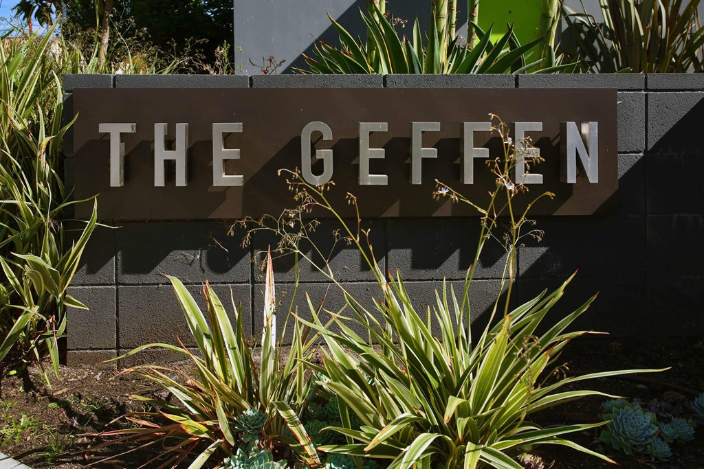 Property Signage at The Geffen, Los Angeles, 90038