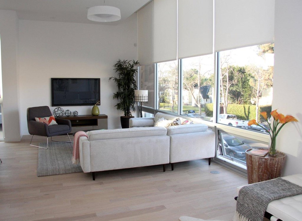 Modern Living Area at The Geffen, California, 90038