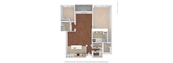 Green St Floor Plan at Catania, Pasadena, CA, 91105