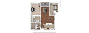 De Lacey Ave Floor Plan at Catania, Pasadena, CA 91105
