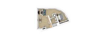 A4 Floor Plan at The Jayne, Los Angeles, 90016