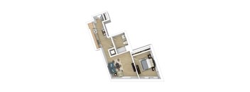 A5 Floor Plan at The Jayne, California, 90016