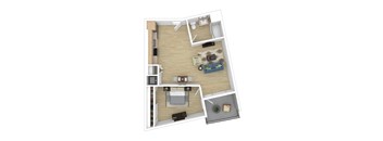 B10 Floor Plan at The Wilson, California