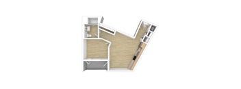 B2 Floor Plan at The Wilson, Santa Monica, 90405
