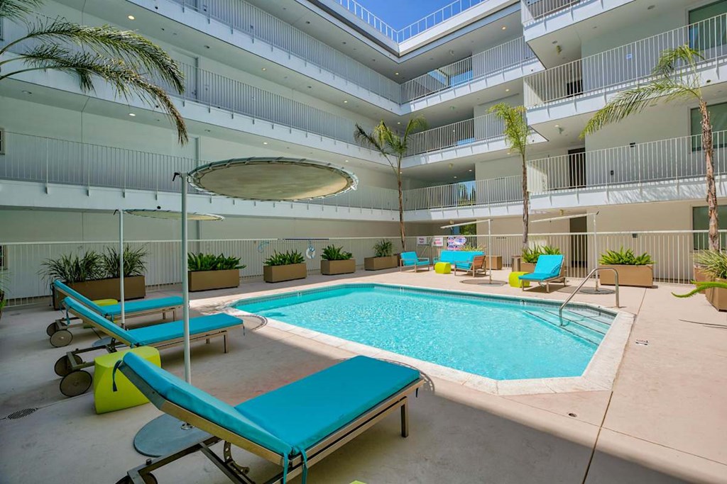 Pool View at 1800 Whitley, Los Angeles, CA 90028