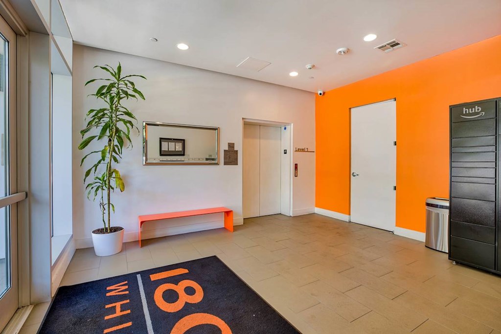 Elevator Lobby at 1800 Whitley, Los Angeles, CA 90028