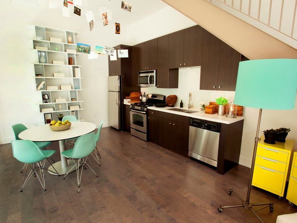 Kitchen And Dining Area at 1800 Whitley, Los Angeles