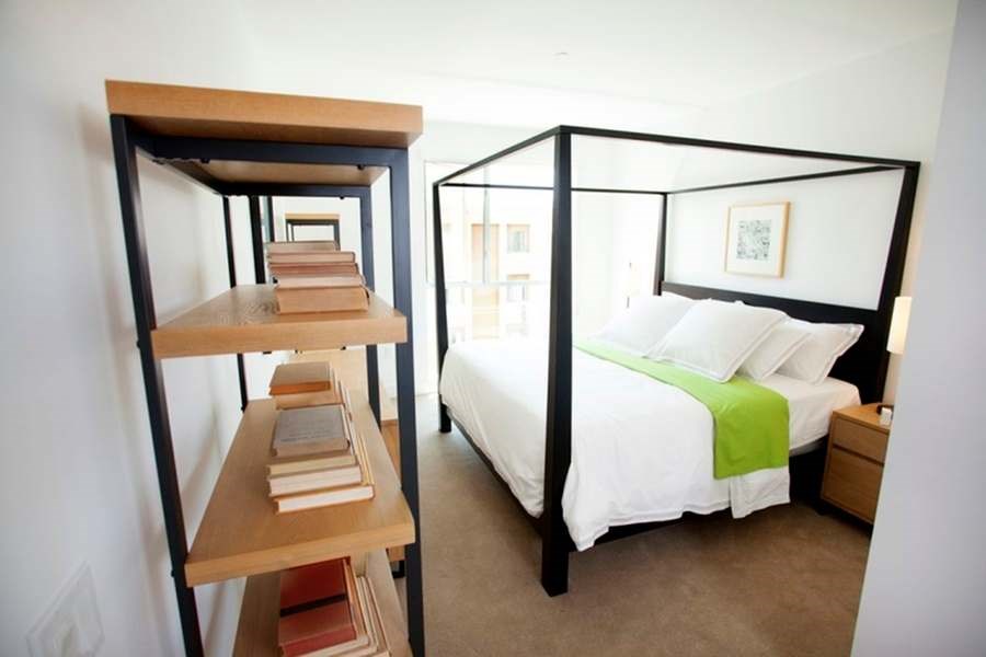 Model Bedroom at 1800 Whitley, California