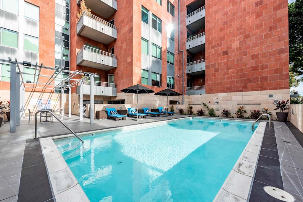 Pool View at Catania, California