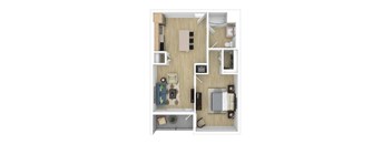 A10 Floor Plan at The Wilson, Santa Monica