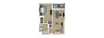 A5 Floor Plan at The Wilson, Santa Monica
