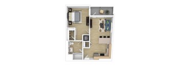 A9 Floor Plan at The Wilson, California