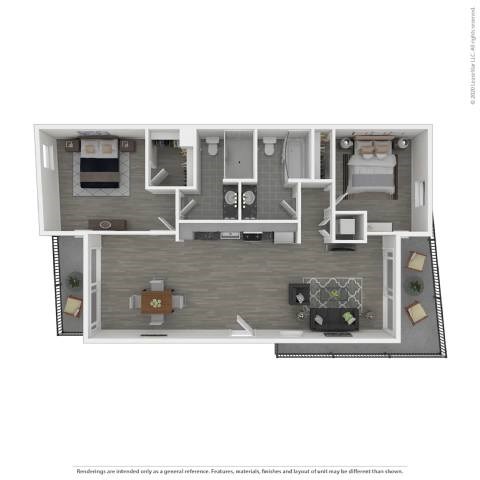 B1 Floor Plan at 810 Ashland, Santa Monica California