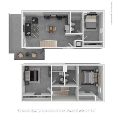 C2 Floor Plan at 810 Ashland, Santa Monica, CA 90405